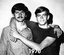 John and Dave, 1970